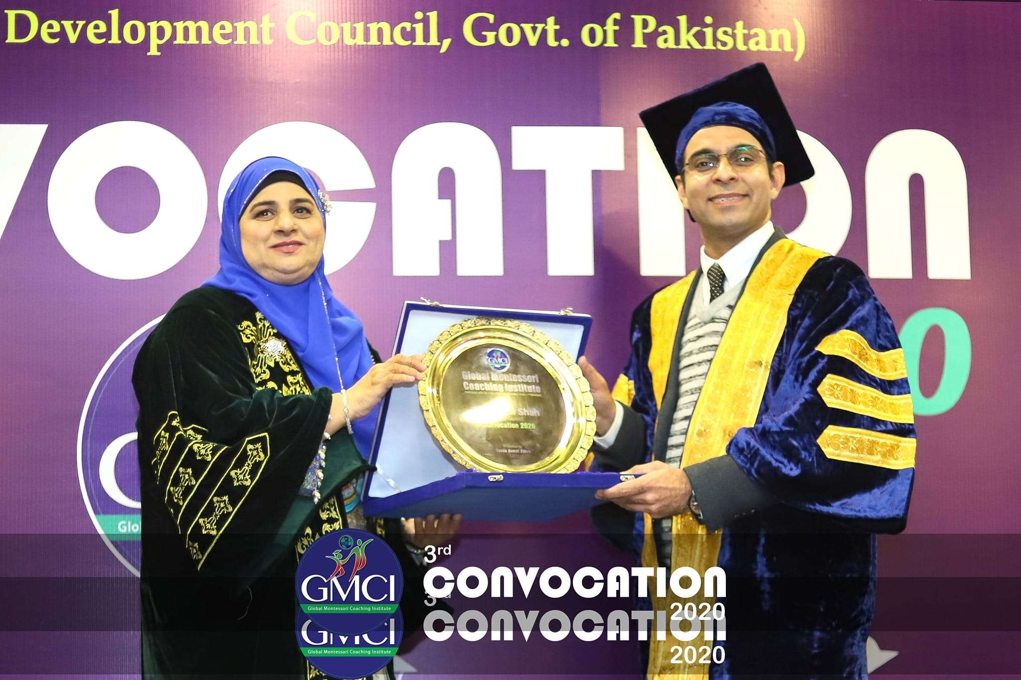 Asmat Zahra CEO GMCI with Qasim Ali Shah